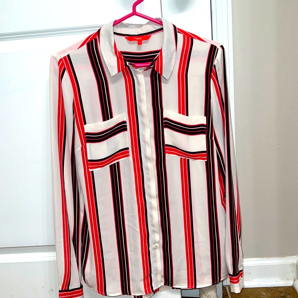 Next Striped Blouse/Shirt - NEXT
Size 10.